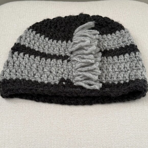 Unisex Chunky Crochet Hat Toque Grays - Picture 2 of 7